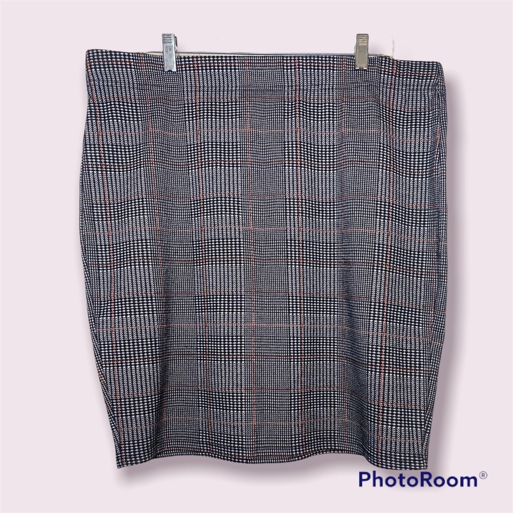 Forever 21 Plaid Pencil Skirt Size 2x